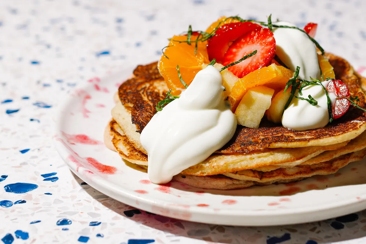 Tour de France Pro Chef Hannah Grant Shares Five Powerful New Recipes - Gluten-Free Pancakes and Fruit Salad